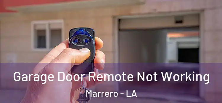  Garage Door Remote Not Working Marrero - LA