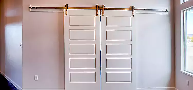 Glass Barn Door with Installation Hardware Kit Marrero