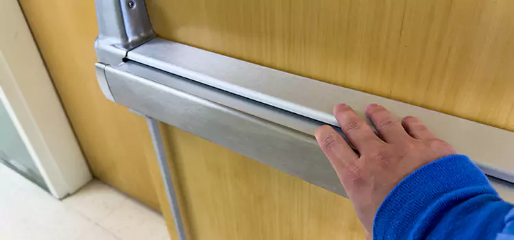 Installing a Push Bar on a Door Marrero